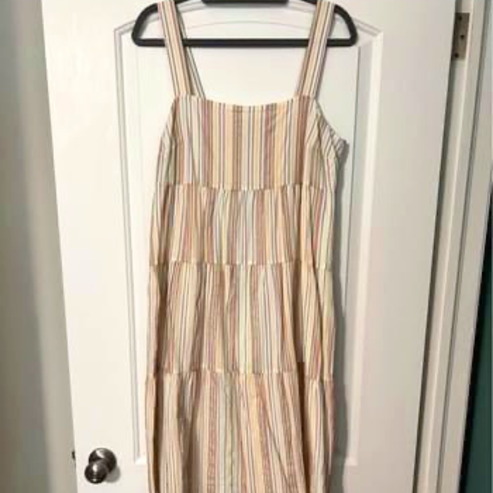 EUC Madewell striped dress - size 10
